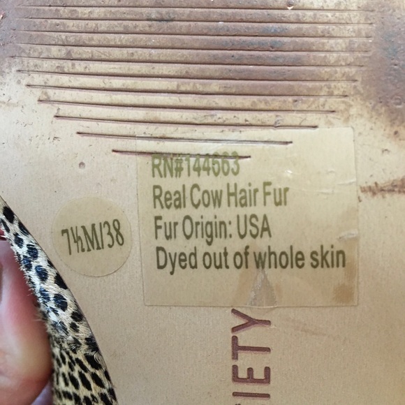 Sole Society Calf Hair Block Heels - Picture 5 of 9